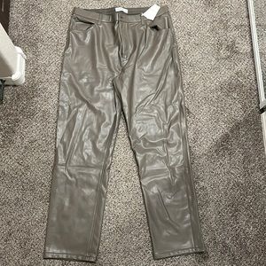 Abercrombie vegan leather pants